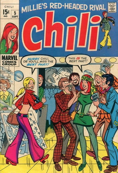 CHILI #5 VG/F, Marvel Comics 1969 Stock Image