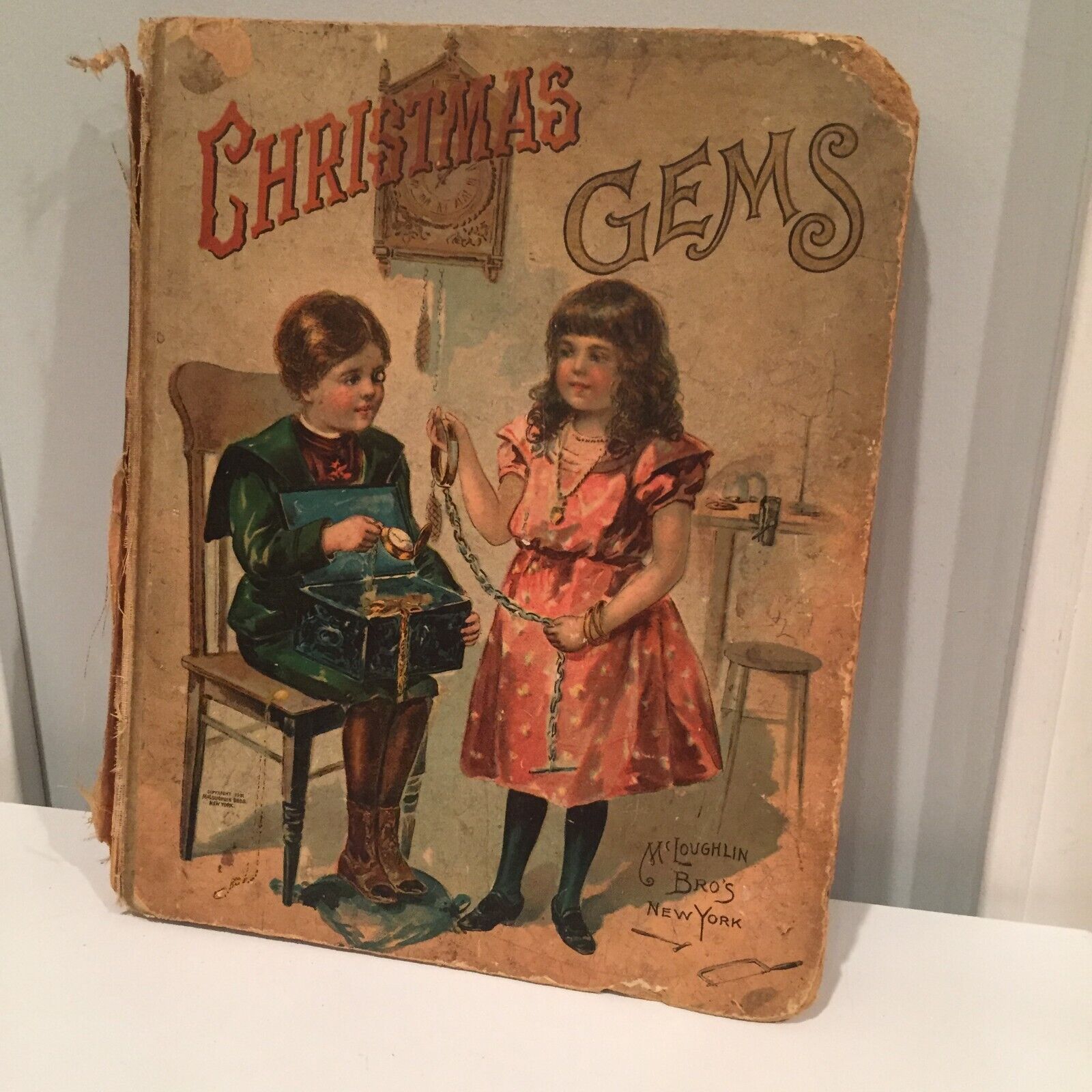 Vintage Victorian Children's Book Christmas Gems early 1900's