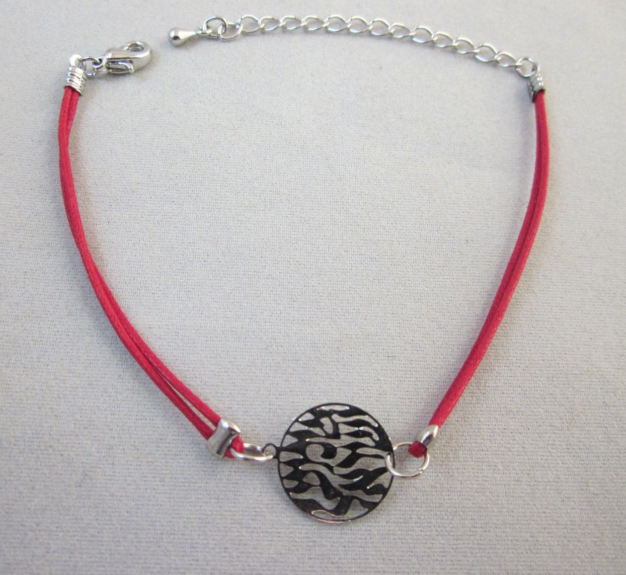 Red String Shema Israel Bracelet Extension chain