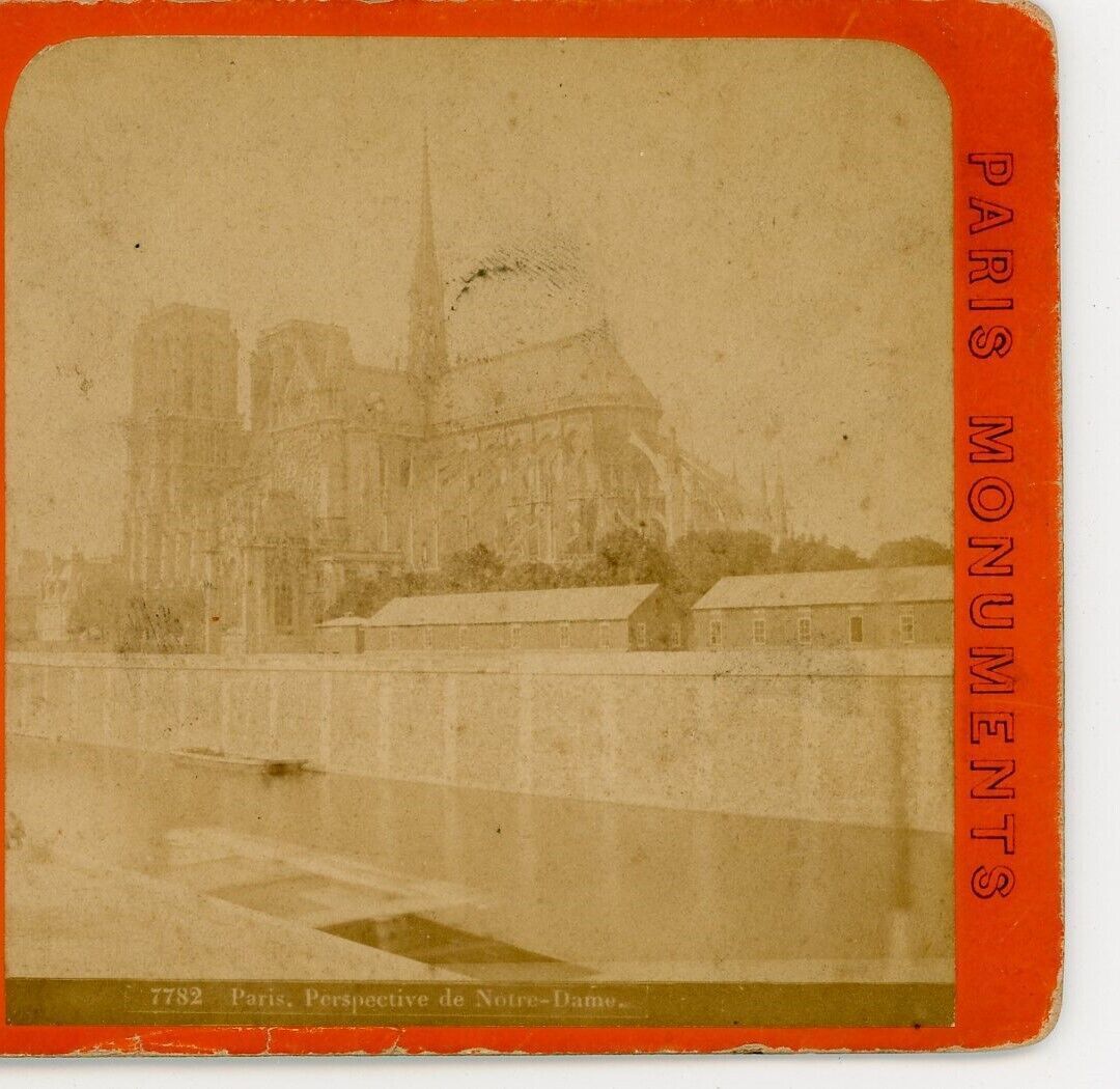 L.L. - Paris perspective de Notre Dame - Antique Stereoview