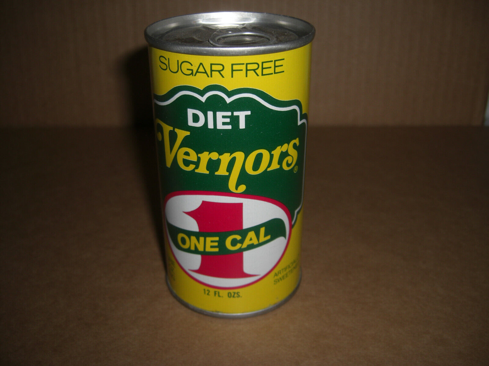 Sugar Free Diet Vernors One Cal Soda S/S Can 