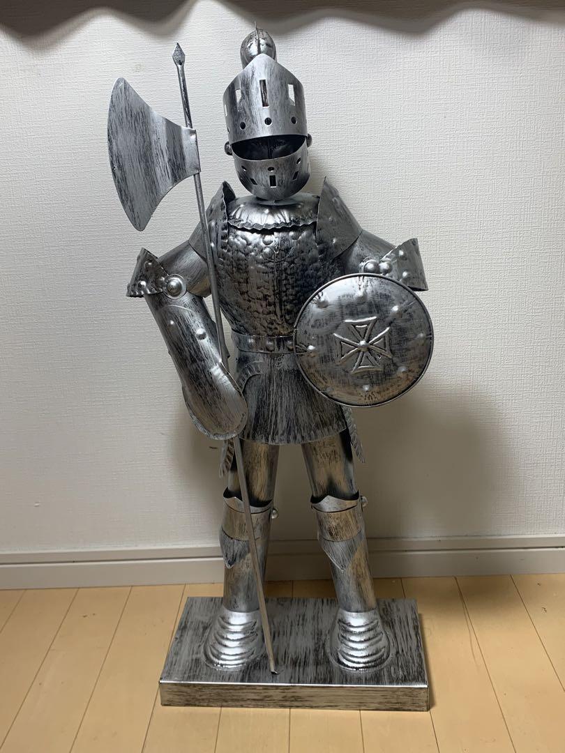 Knight Music Box Extra Large Tin Doll Height 72Cm