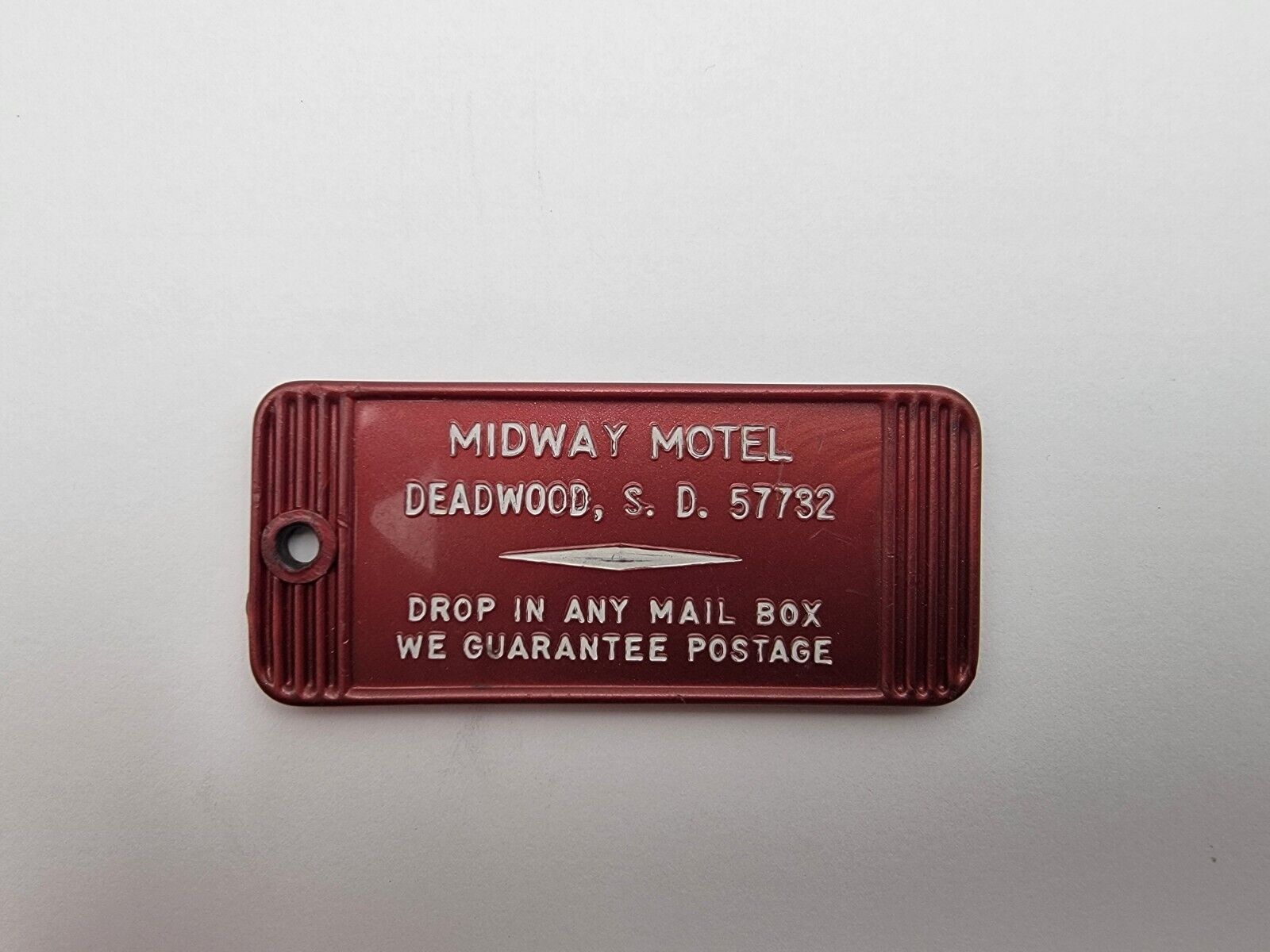 Vintage Midway Motel Deadwood South Dakota Room Key Fob