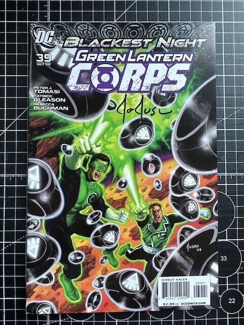 DC Green Lantern Corps 2006 Ser #39 Signed Joe Jusko Incentive Variant 2009