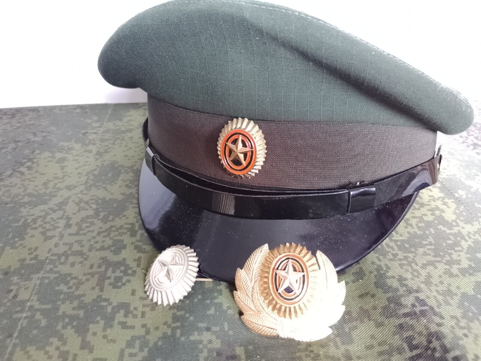 2018, Russian Armed Forces Army, officer\'s cap office version, cockades Original