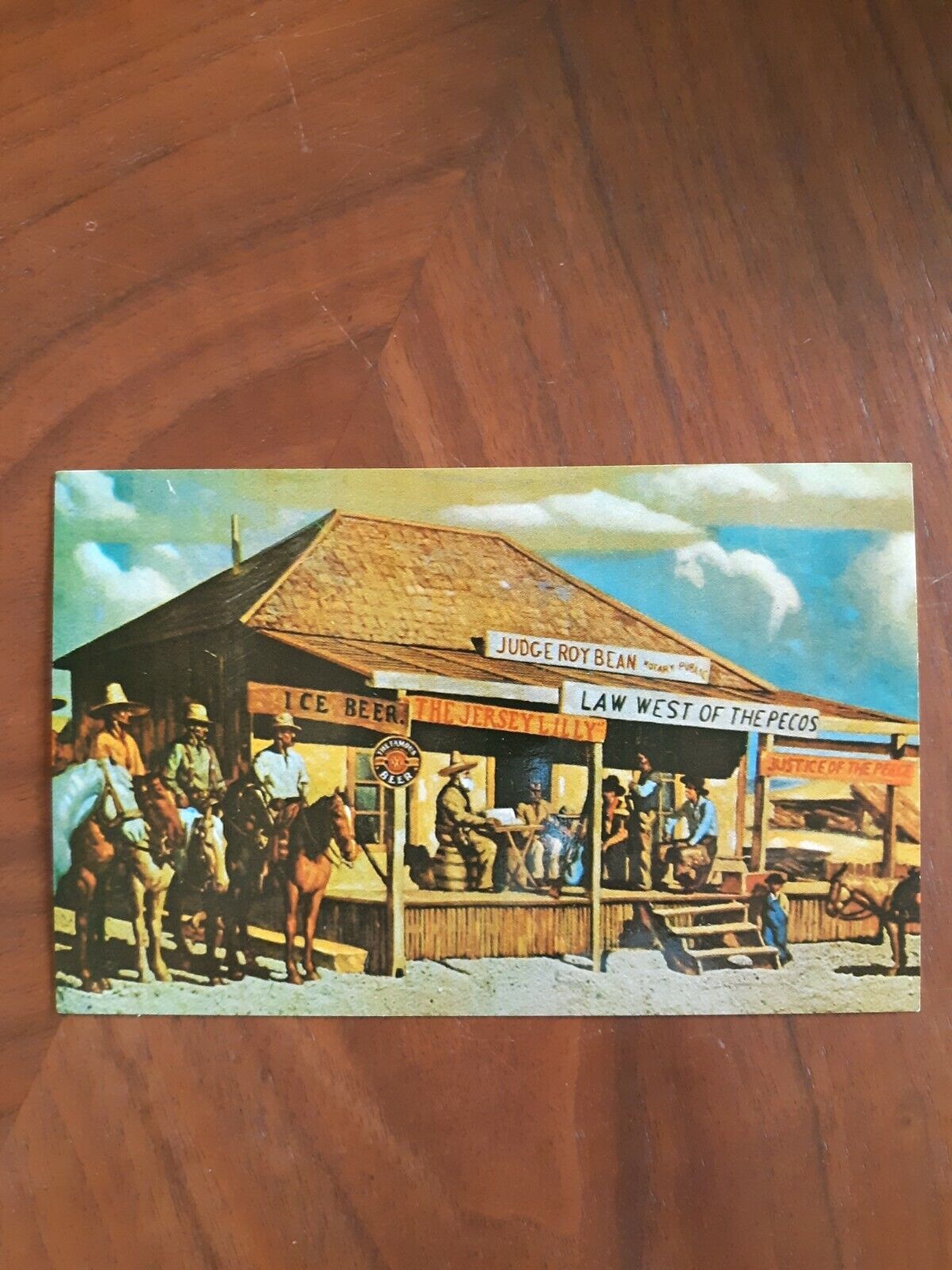 Vintage Postcard Judge Roy Bean Museum Law Of The Pecos Langtry Texas TX