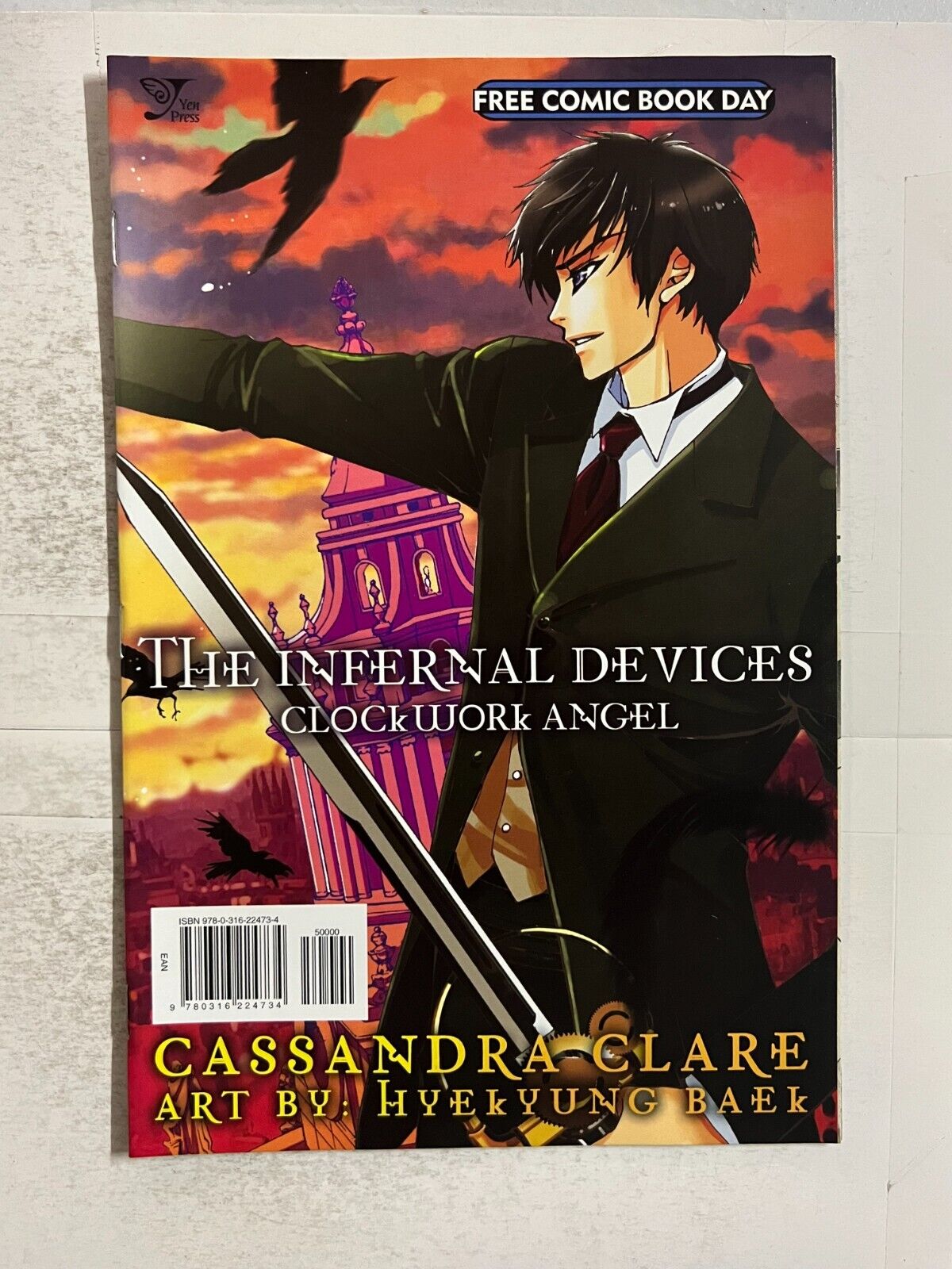 The Infernal Devices Clockwork Angel Free Comic Book Day 2012 Yen Press | Combin