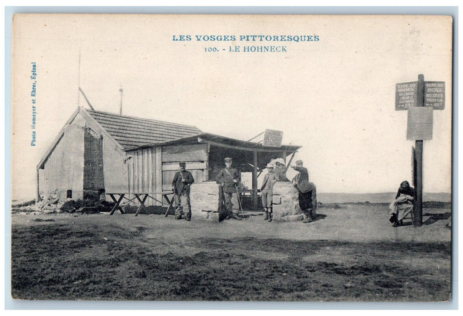Picturesque Vosges Grand Est Northeastern France Postcard The Hohneck c1910