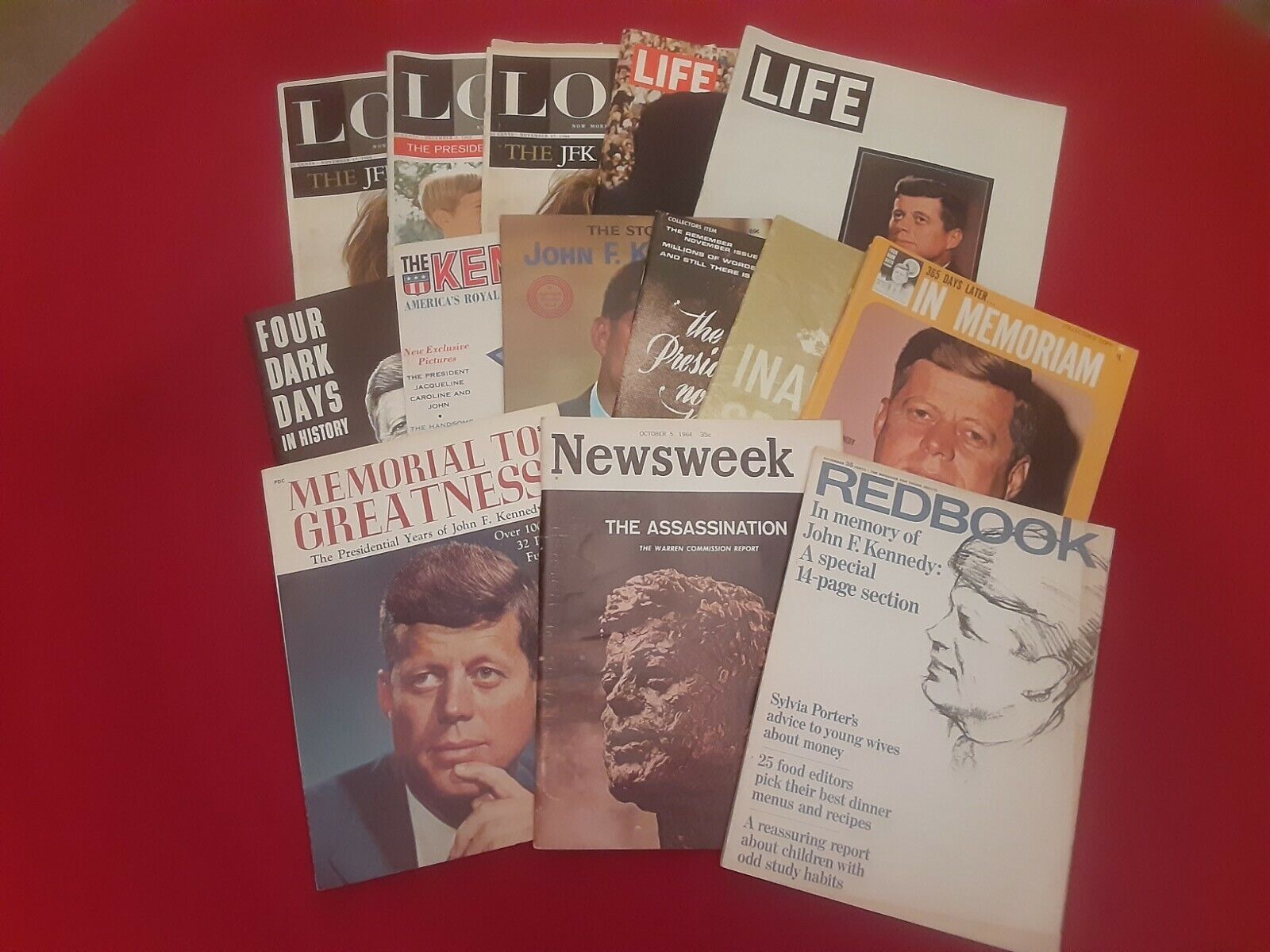 John F. Kennedy ULTIMATE Magazine Collection Set of 14 - Memorials & Tributes