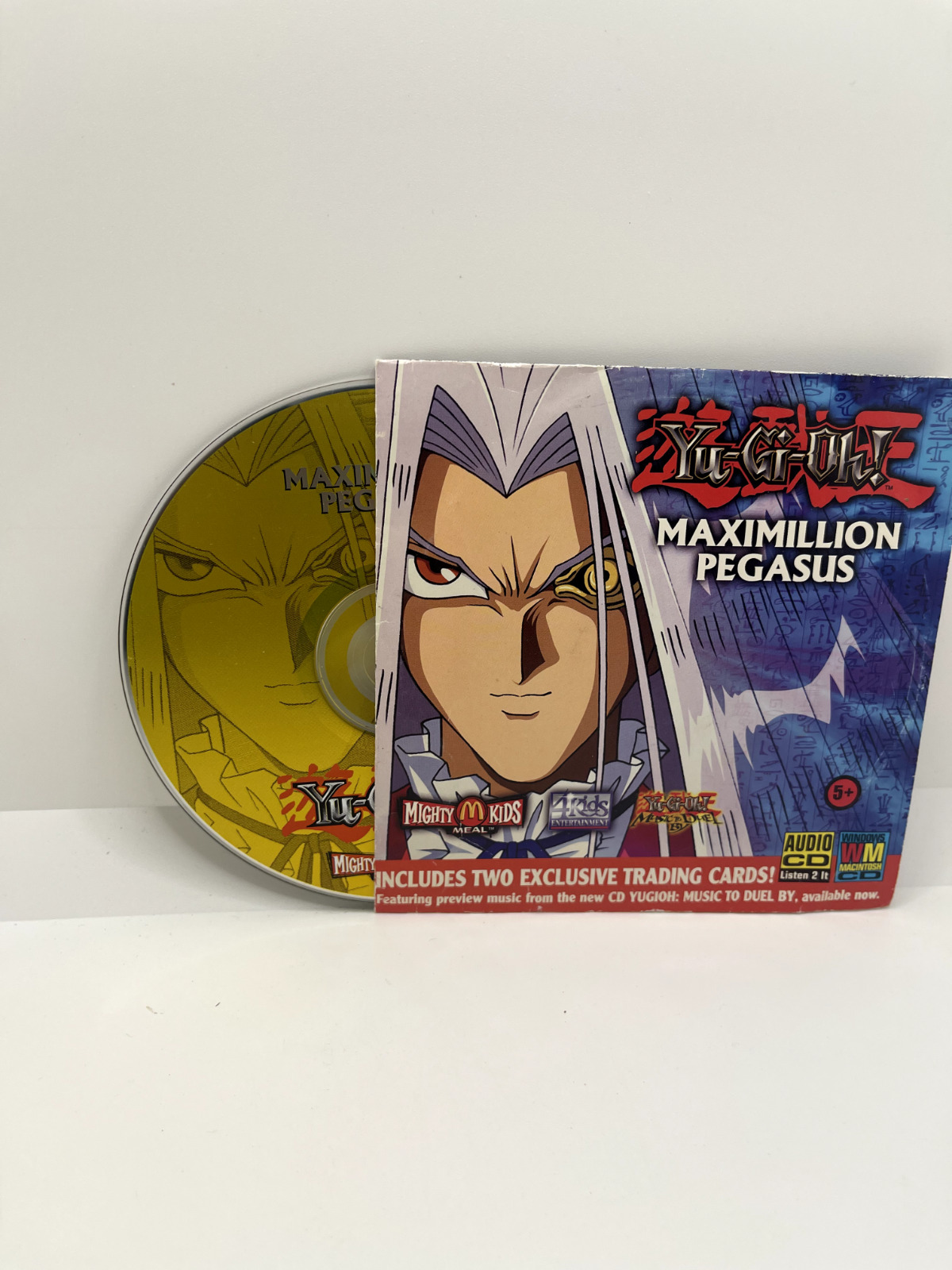 Yu-Gi-Oh Music To Duel By- Pegasus (McDonald's ) No cards VINTAGE CD S1