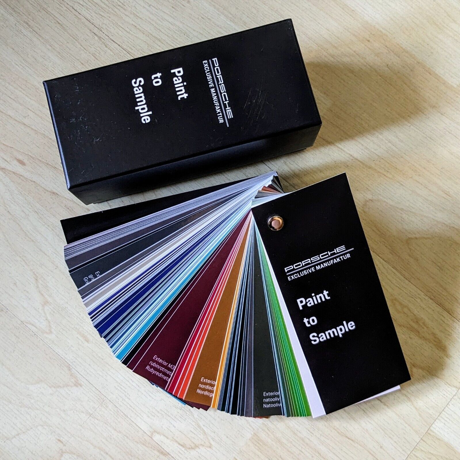 Porsche First Edition Paint to Sample (PTS) Colour Swatch Model Year P