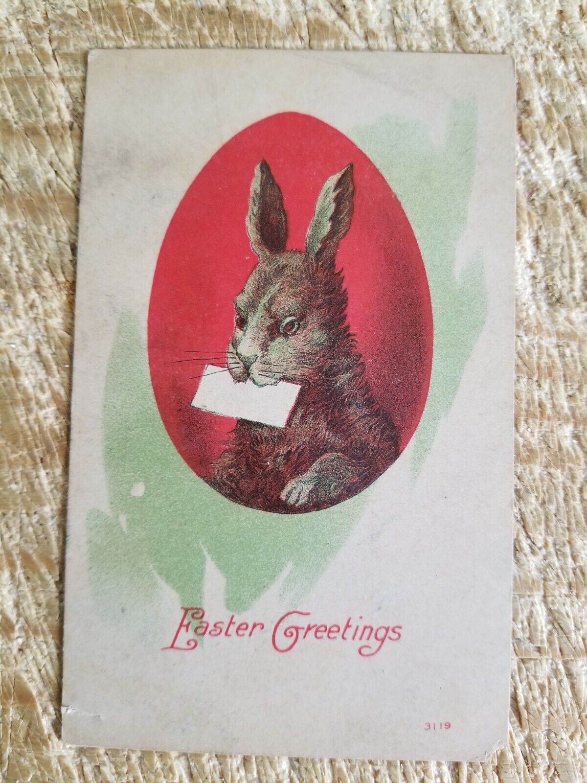 EASTER GREETINGS.VTG POSTCARD FROM EARLY 1900\'S*P43