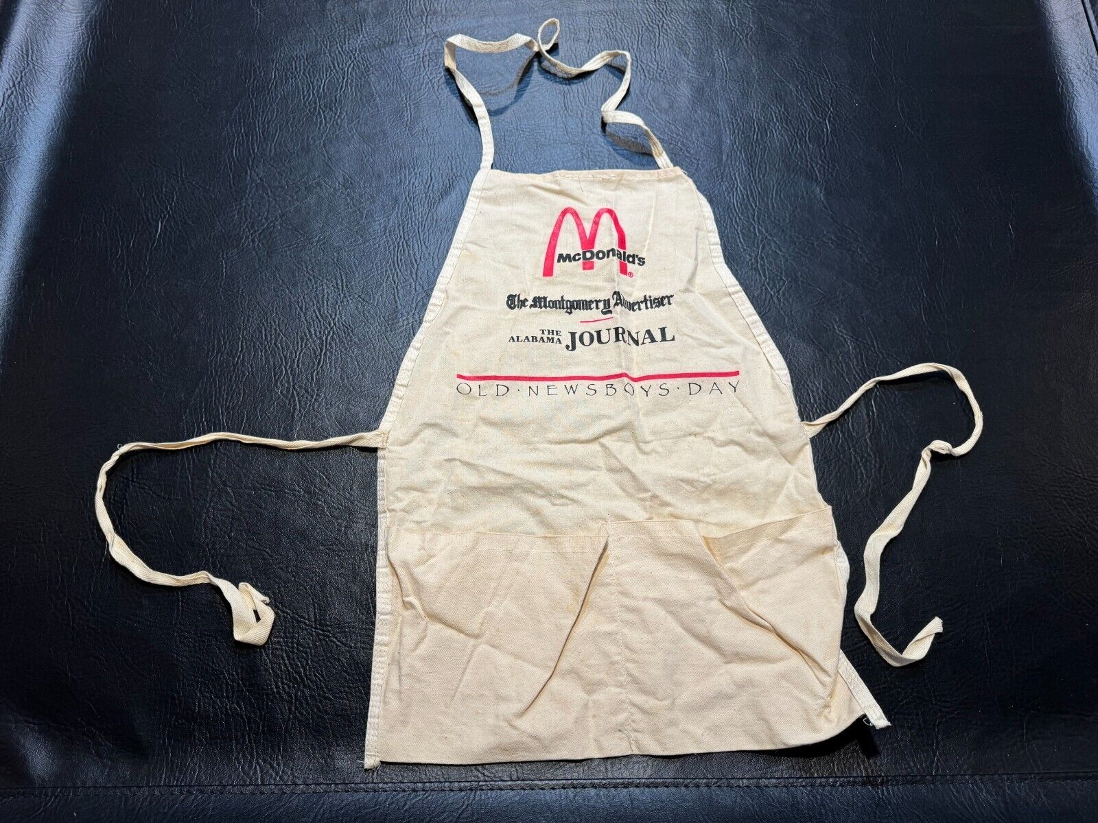 McDonald\'s - Montgomery, AL Old Newsboys Apron with Pockets