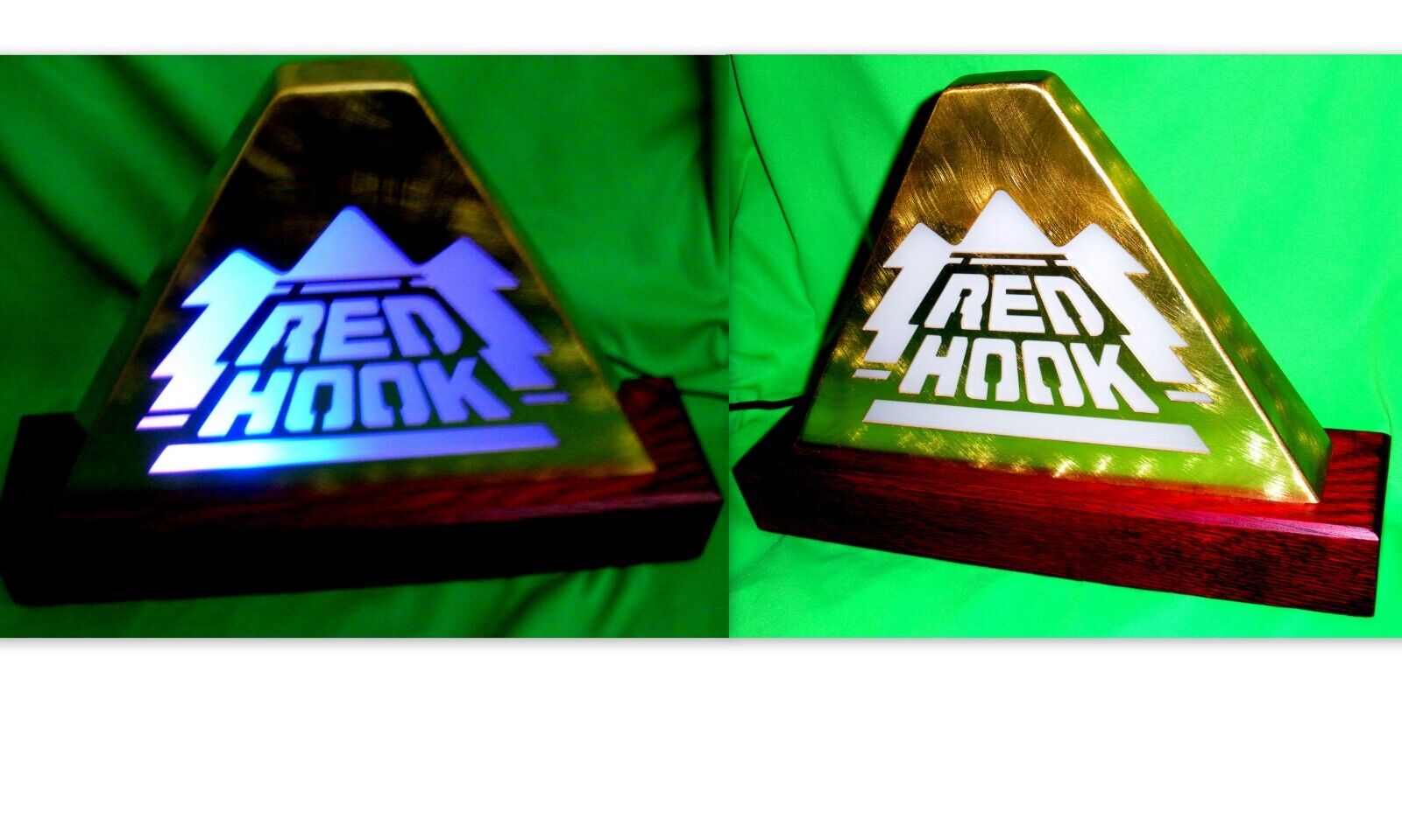 Awesome Multi-colored RED HOOK Light Up Beer Sign Man Cave Must Have Cool