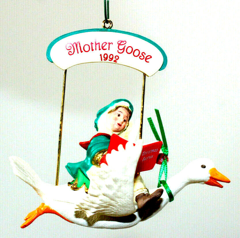 Mother Goose Moving Hallmark Keepsake Ornament Vintage 1992 Christmas Ken Crow
