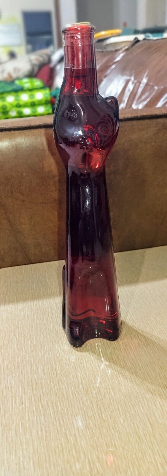 Happy Cat Red Glass Moselland Rheinhessen Riesling Bottle