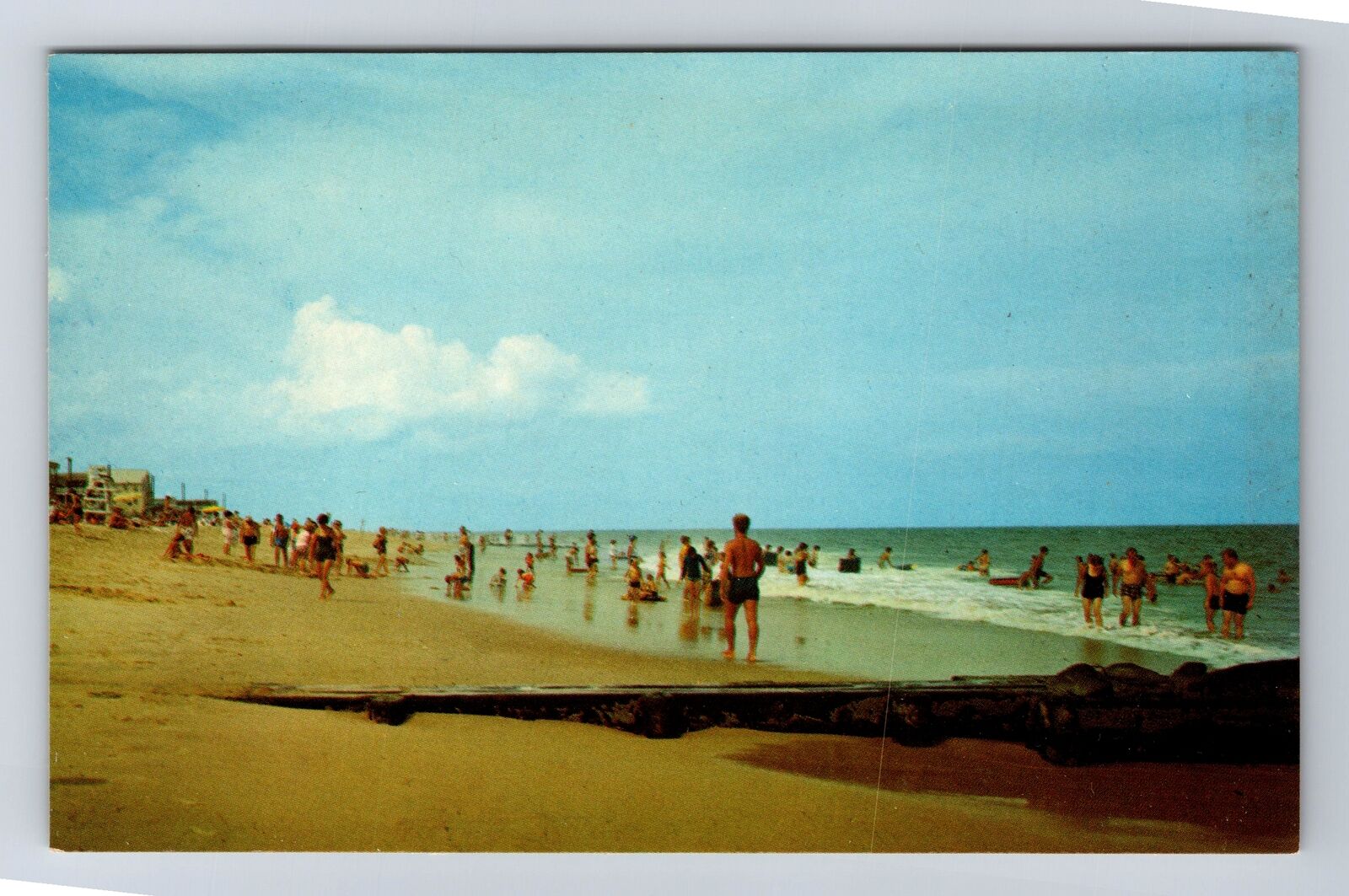 Bethany Beach DE-Delaware, General Greetings Beach, Antique, Vintage Postcard
