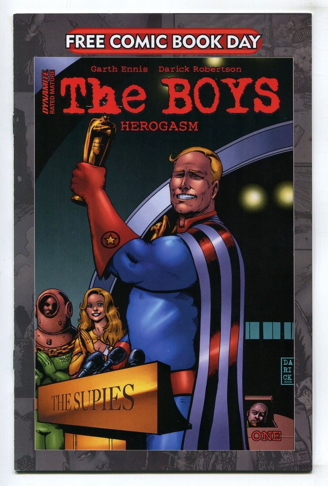 The Boys Herogasm FCBD #1 NM Comic Book 2021 Dynamite Comics Unstamped