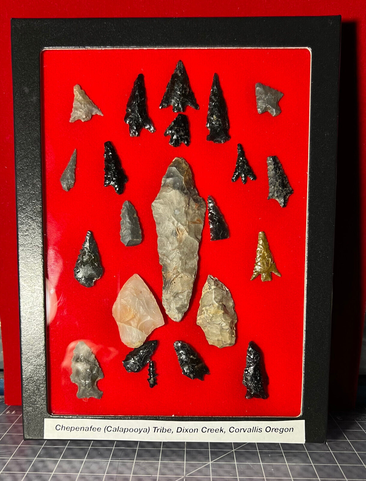 Authentic Arrowheads Artifacts from Dixon Creek  Corvallis, Oregon