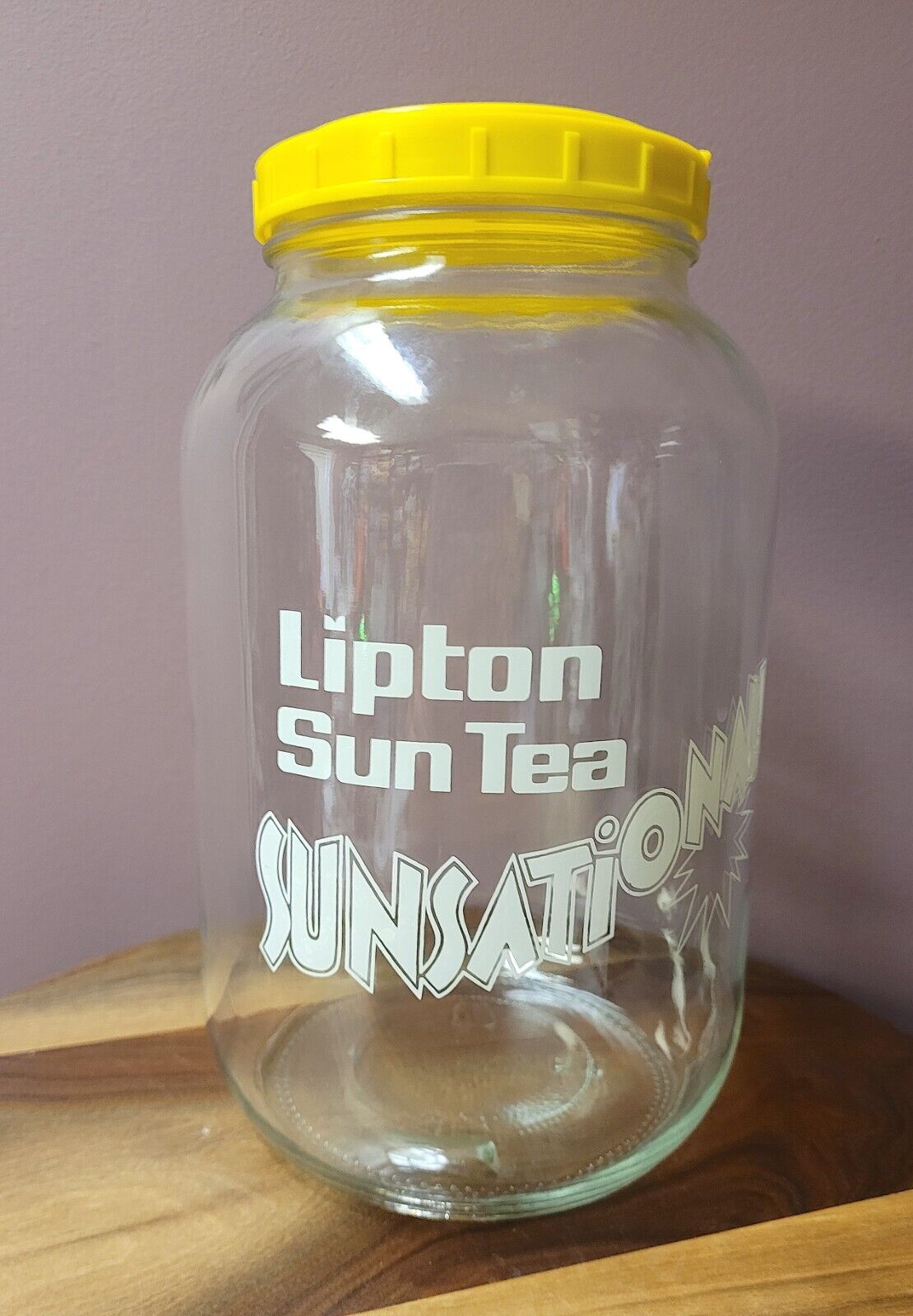Vintage Lipton Sun Tea Jar Sunsational