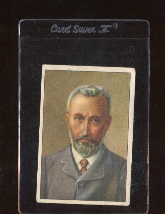 1920\'s Gutermann (German) #34 Pierre Curie Card