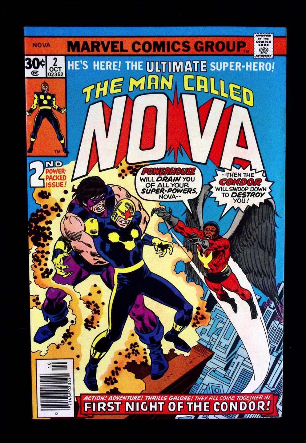 Nova #2 Oct 1976, 1st App Richard Ryder Nova-1st Appearance of Condor/Powerhouse