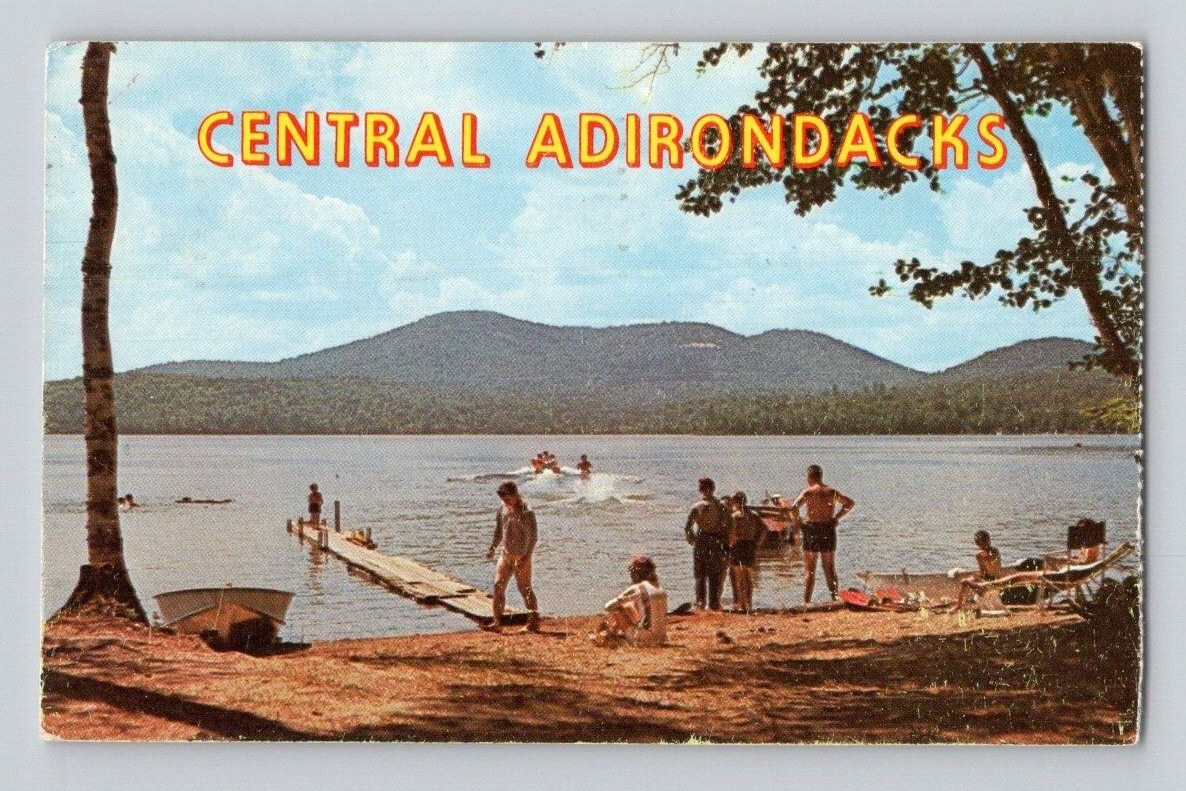 1962. CENTRAL ADIRONDACKS, NY. LAKE EATON CAMPSITE, LONG LAKE. POSTCARD KK13