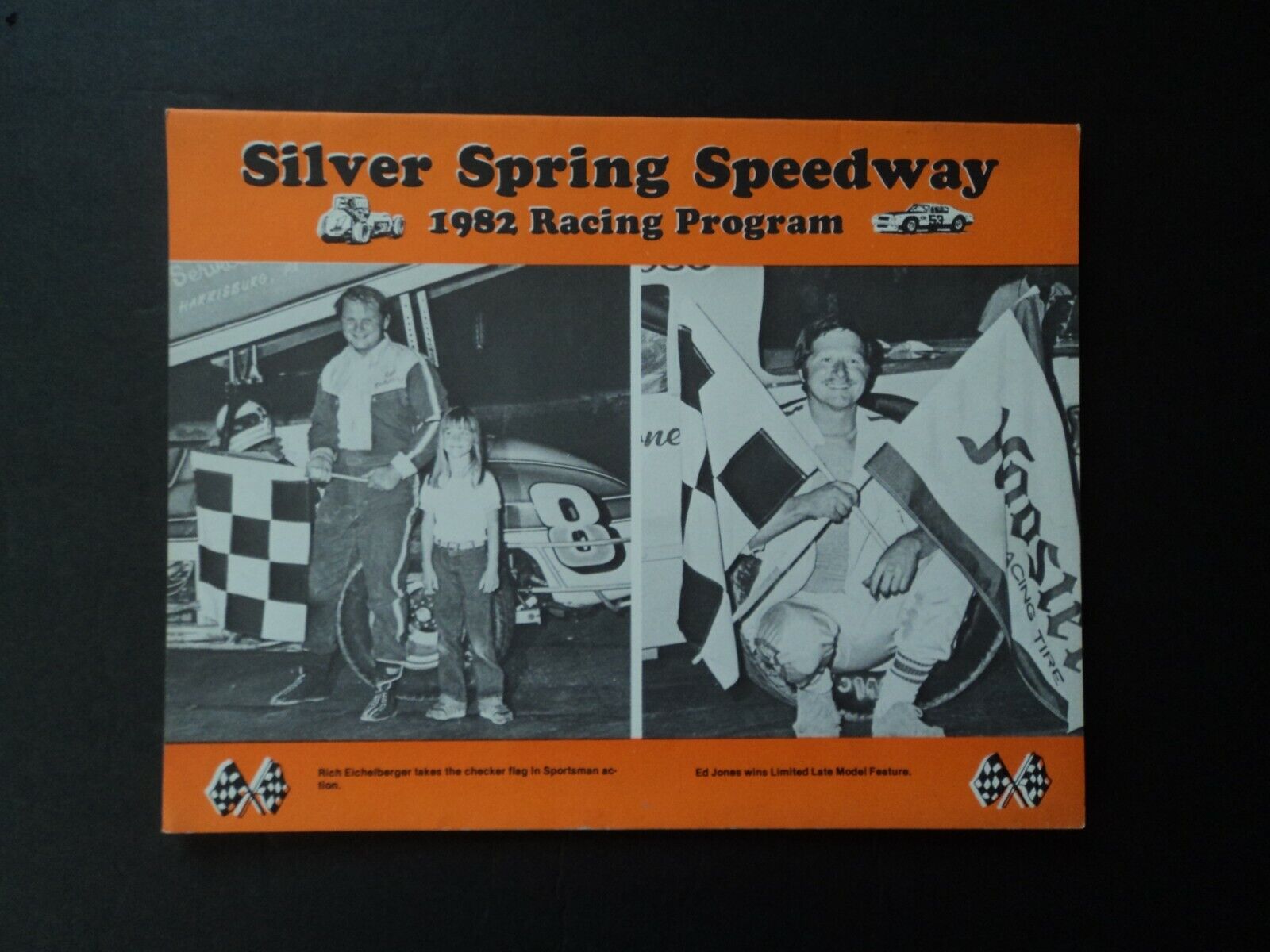 1982 Silver Spring MD Racing Program Sprint Car Dirt Late Model Great Condition