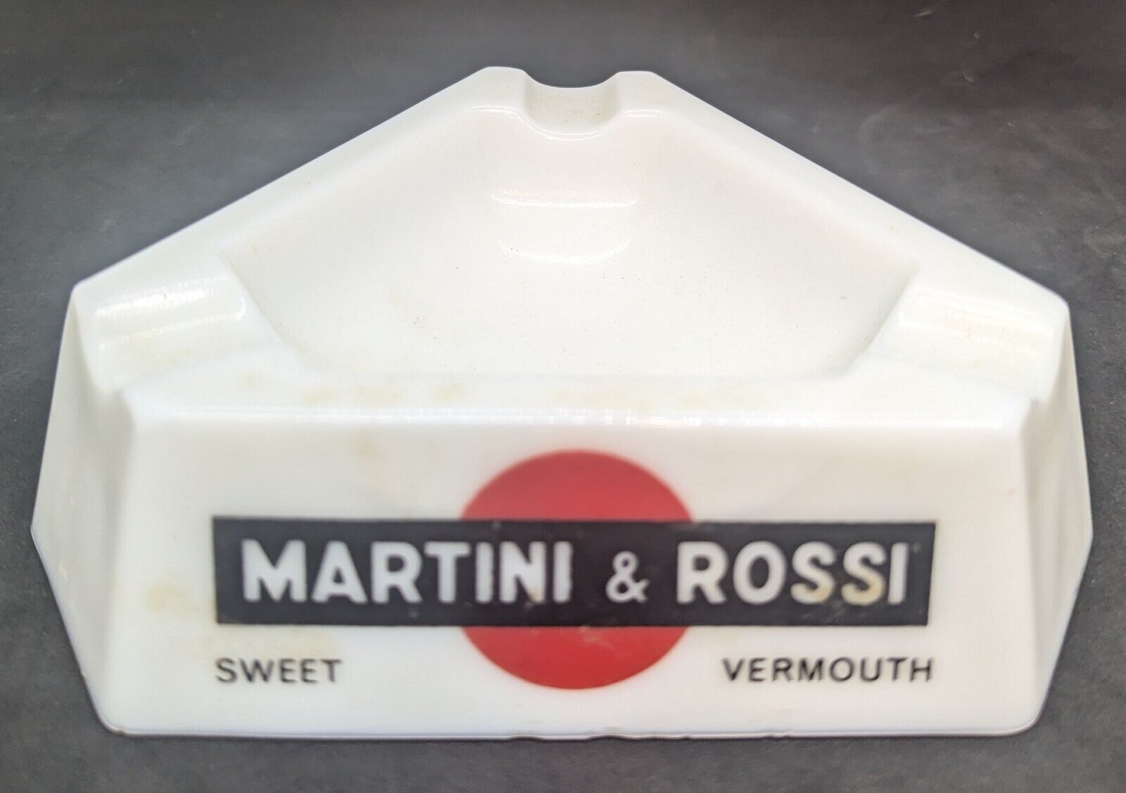 Vintage Martini &Rossi Sweet Vermouth Ashtray Opalex France