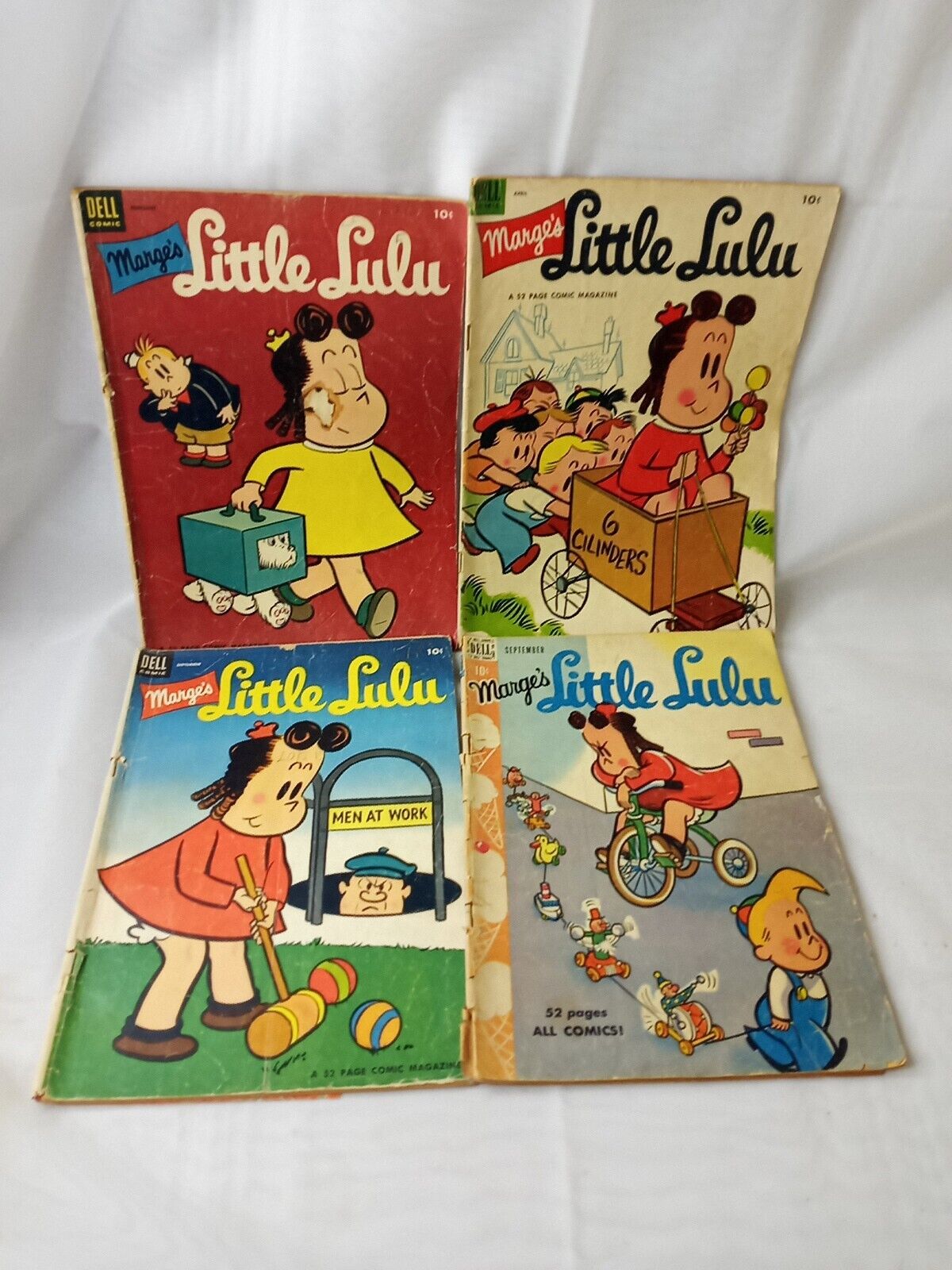 Lot of 16 Marge's Little Lulu Comics Dell Various Years 