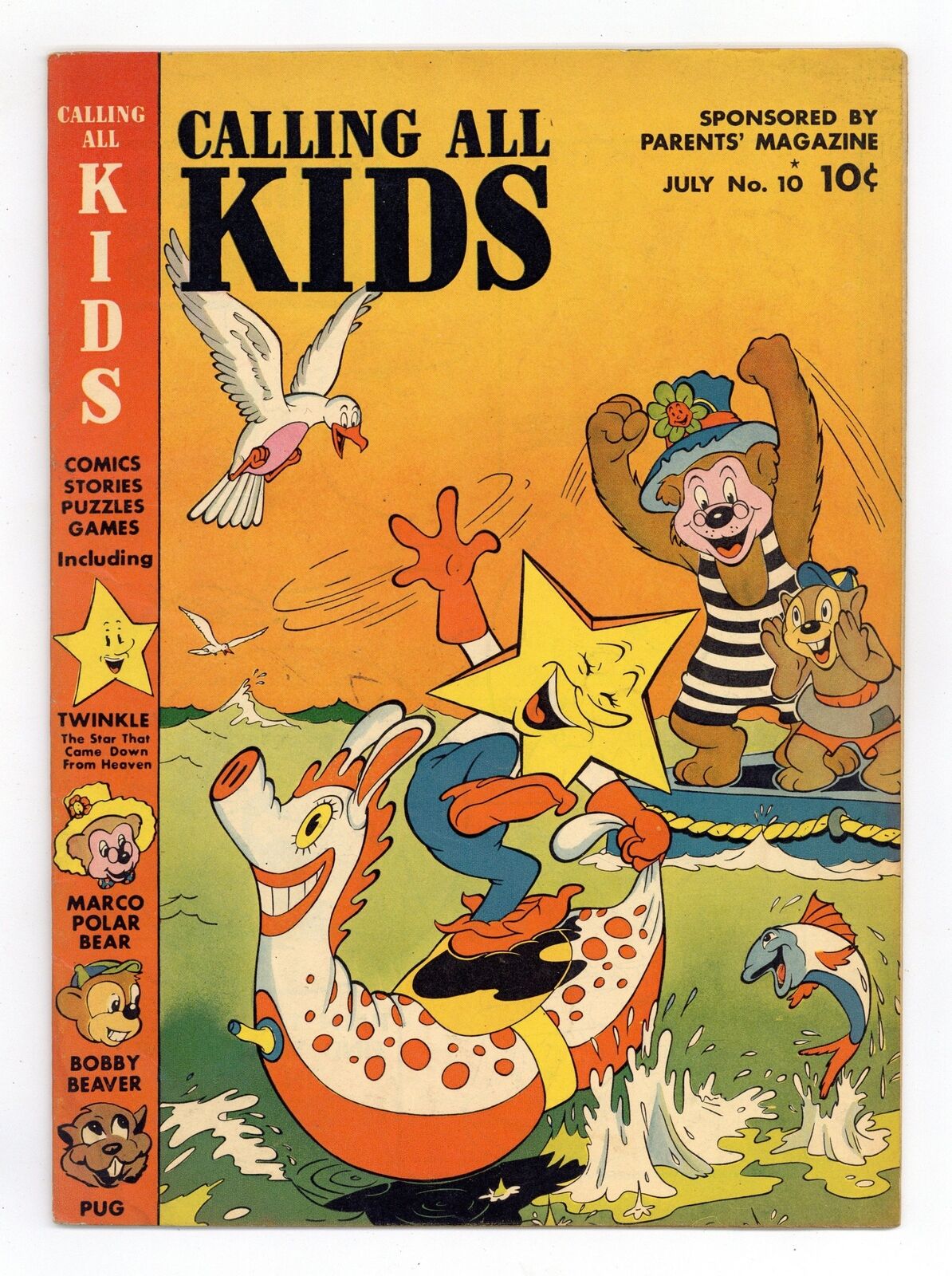 Calling All Kids #10 VG- 3.5 1947