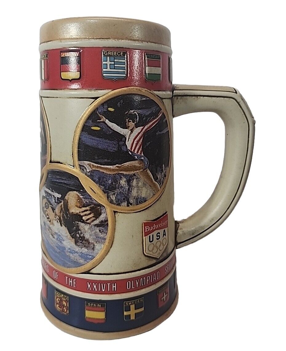 Anheuser-Busch Games Of The XXIVth Olympiad Seoul 1988 Stein