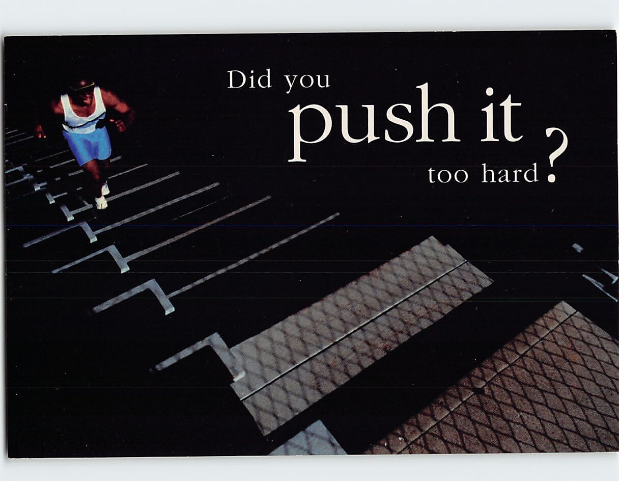 Postcard Did you push it too hard? Capitol Rehab