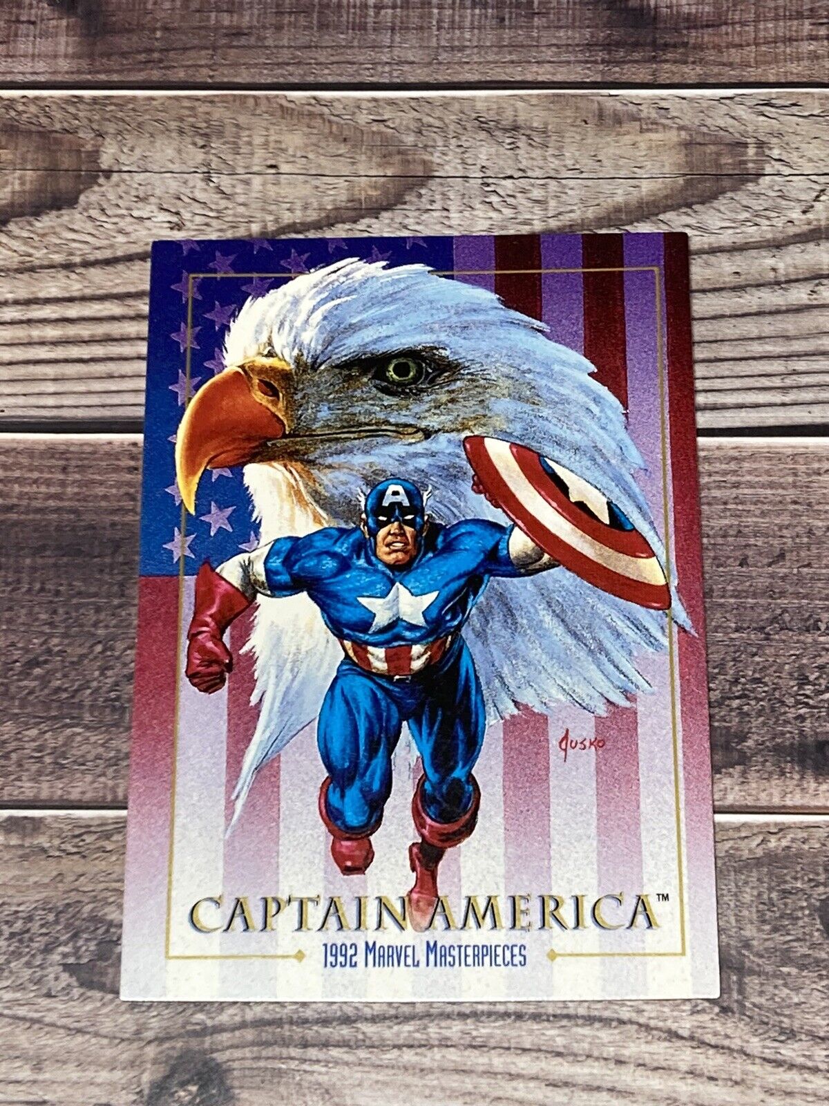 Marvel Sky Box Captain America #16 Marvel Masterpiece