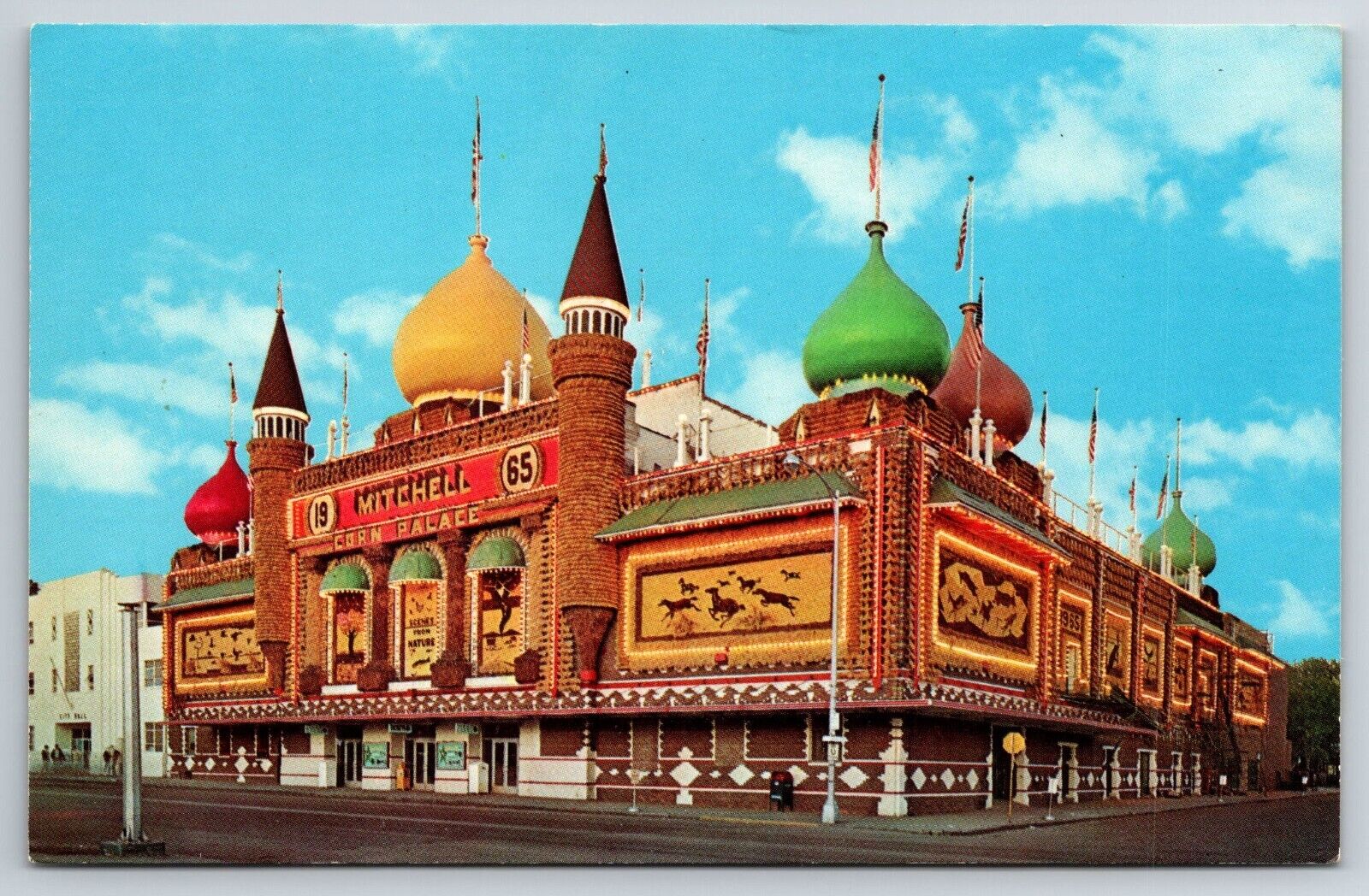 Postcard  The World\'s Only Corn Palace Mitchell South Dakota Unposted  Clean
