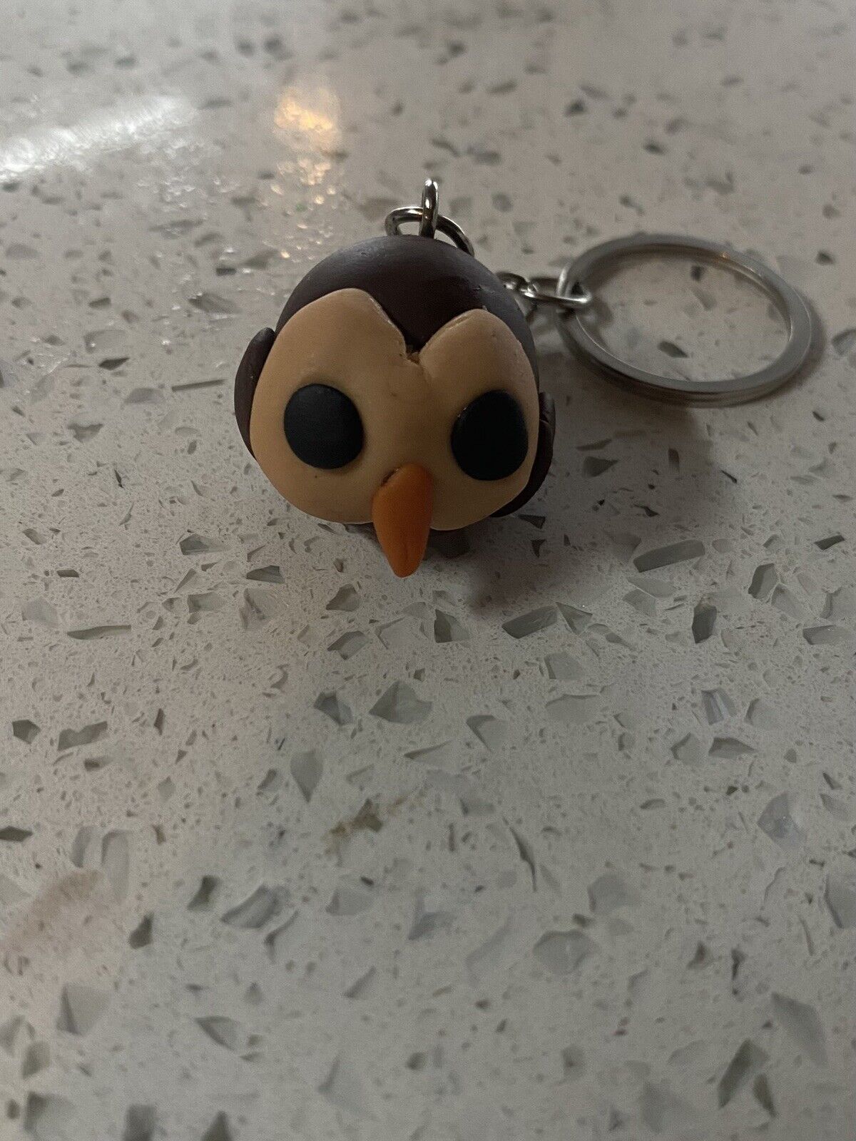 Roblox adopt me pet owl Polymer Clay Keychain.