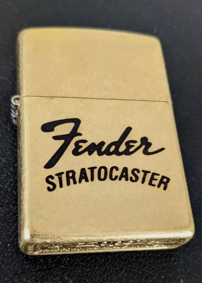 Fender Stratocaster All Brass Zippo USA Made. 😎