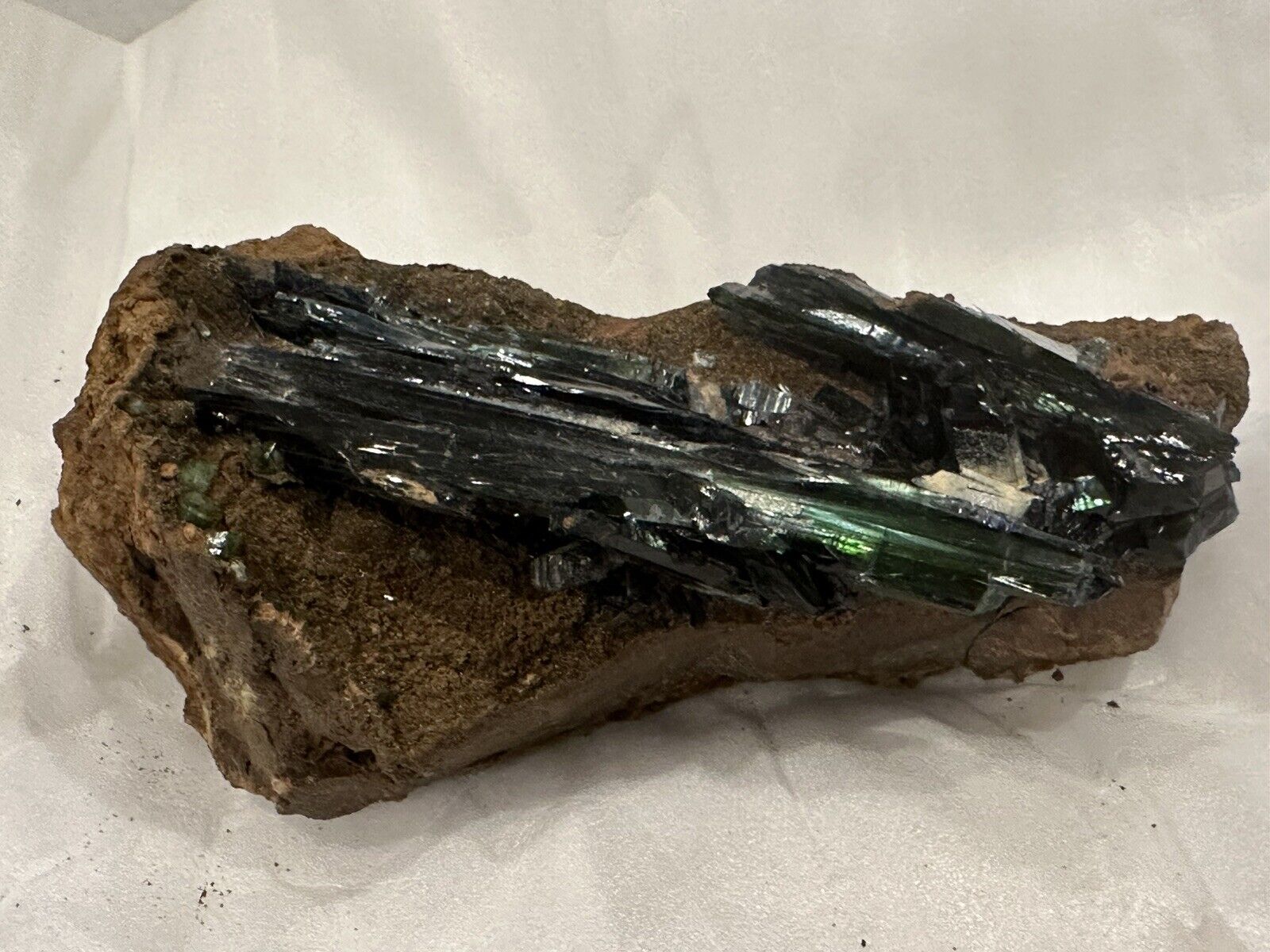 3.4 LB 1542 Gram Gorgeous Vivianite & Ludlamite mineral specimen Brazil 7x4x3\