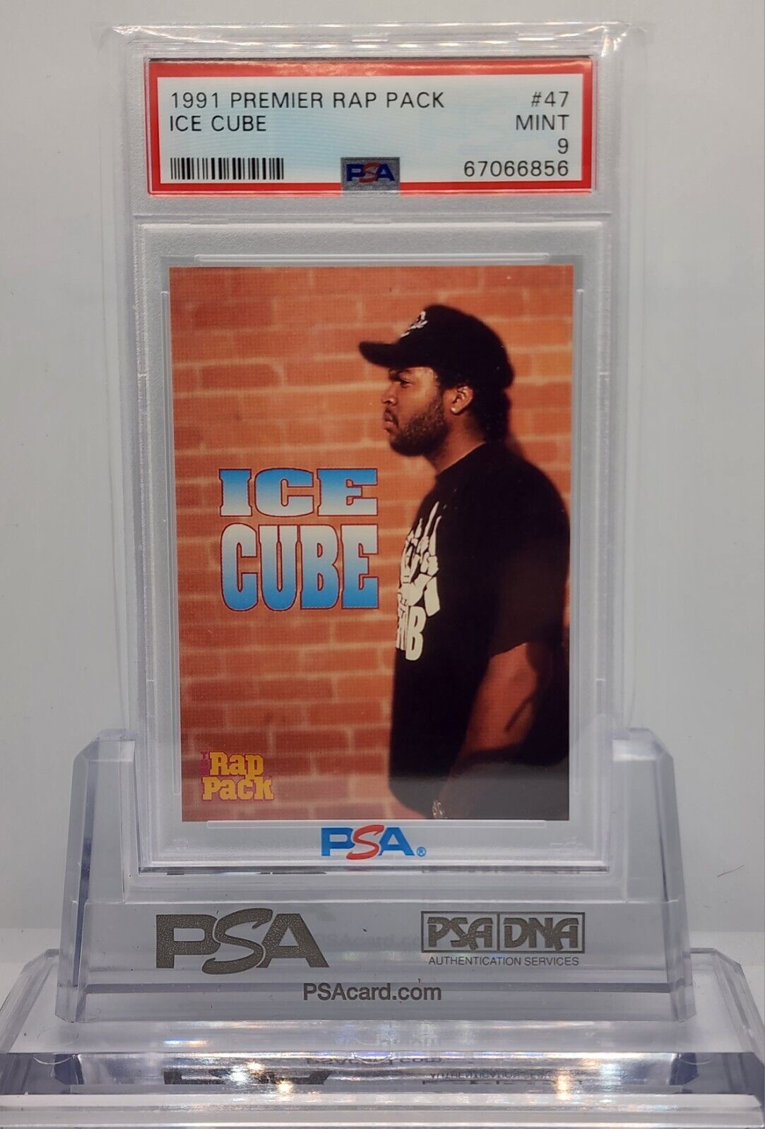 Ice Cube RC 1991 Premier Rap Pack #47  PSA 9 NWA