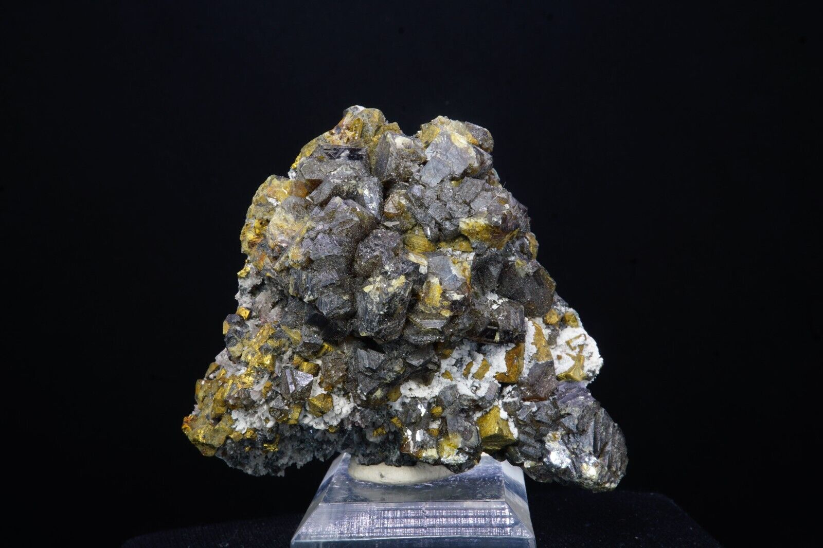 Sphalerite & Chalcopyrite / 7cm Mineral Specimen / Commodore Mine, Colorado