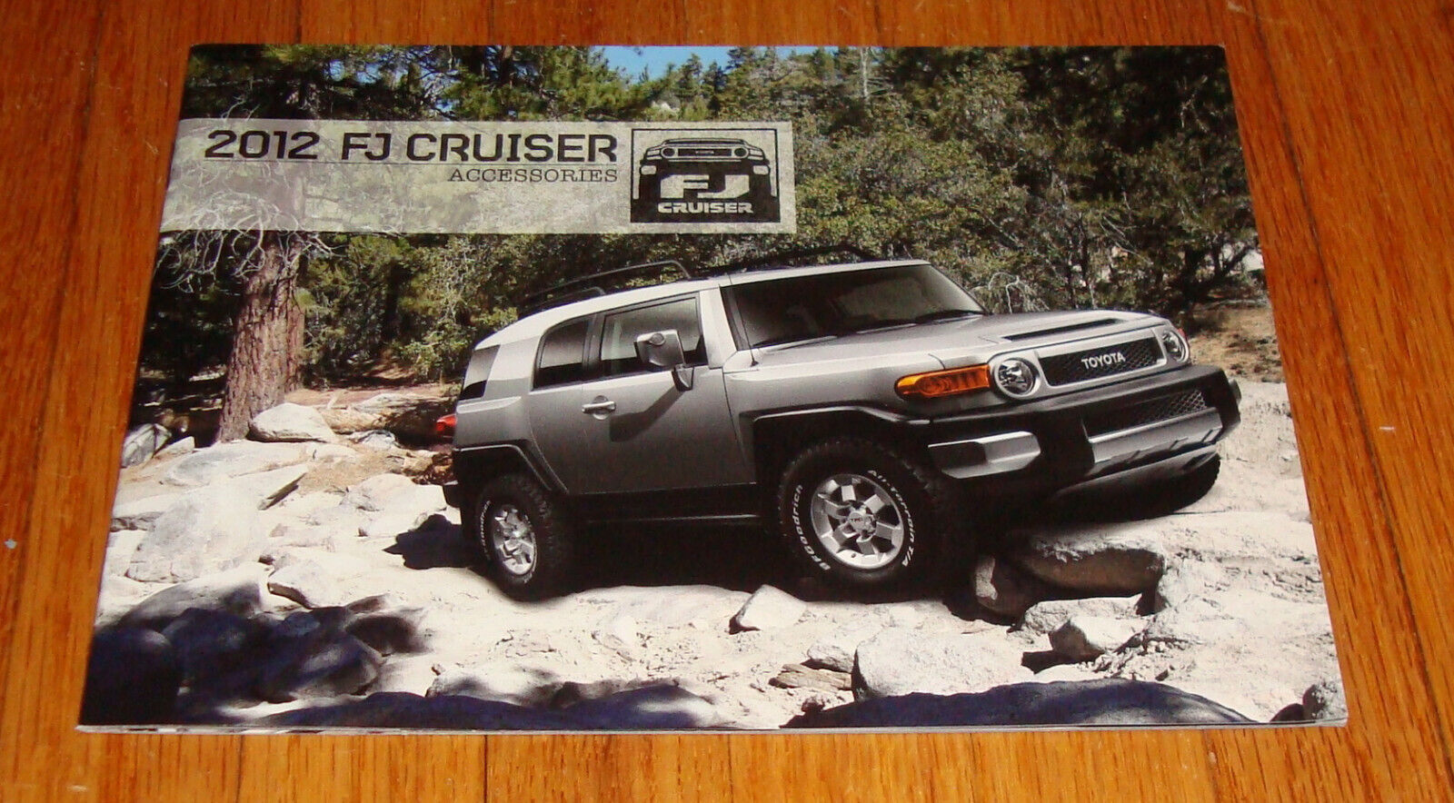 Original 2012 Toyota FJ Cruiser Accessories Sales Brochure