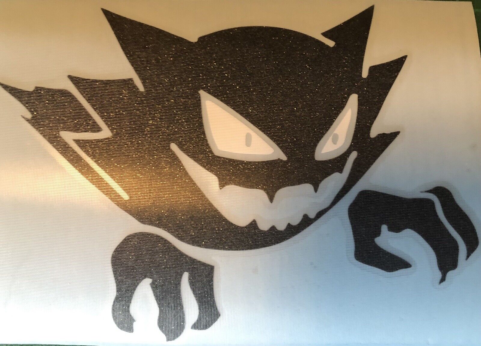 6” Pokemon Black Glitter Haunter Vinyl Decal