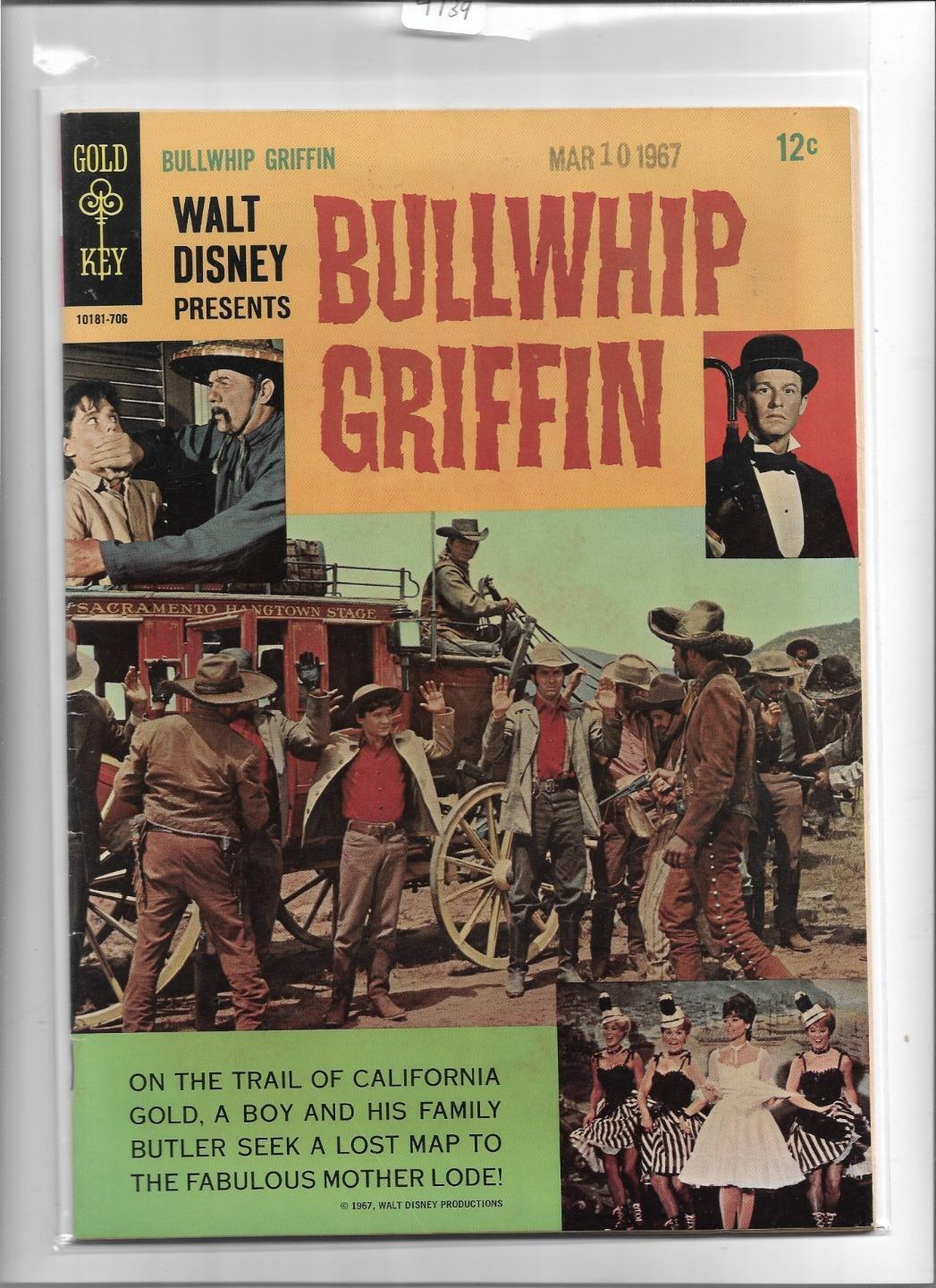 WALT DISNEY PRESENTS BULLWHIP GRIFFIN #1 1967 VERY FINE-NEAR MINT 9.0 4739