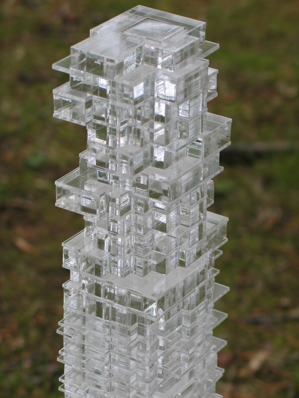 56 Leonard Street Clear Acrylic Tower Model NYC- Limited Production