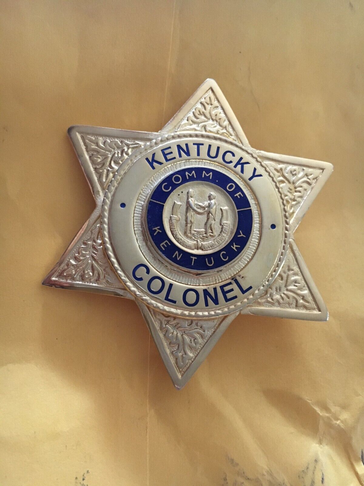 Kentucky Colonel Badge Commonwealth of Kentucky Fraternal Organization