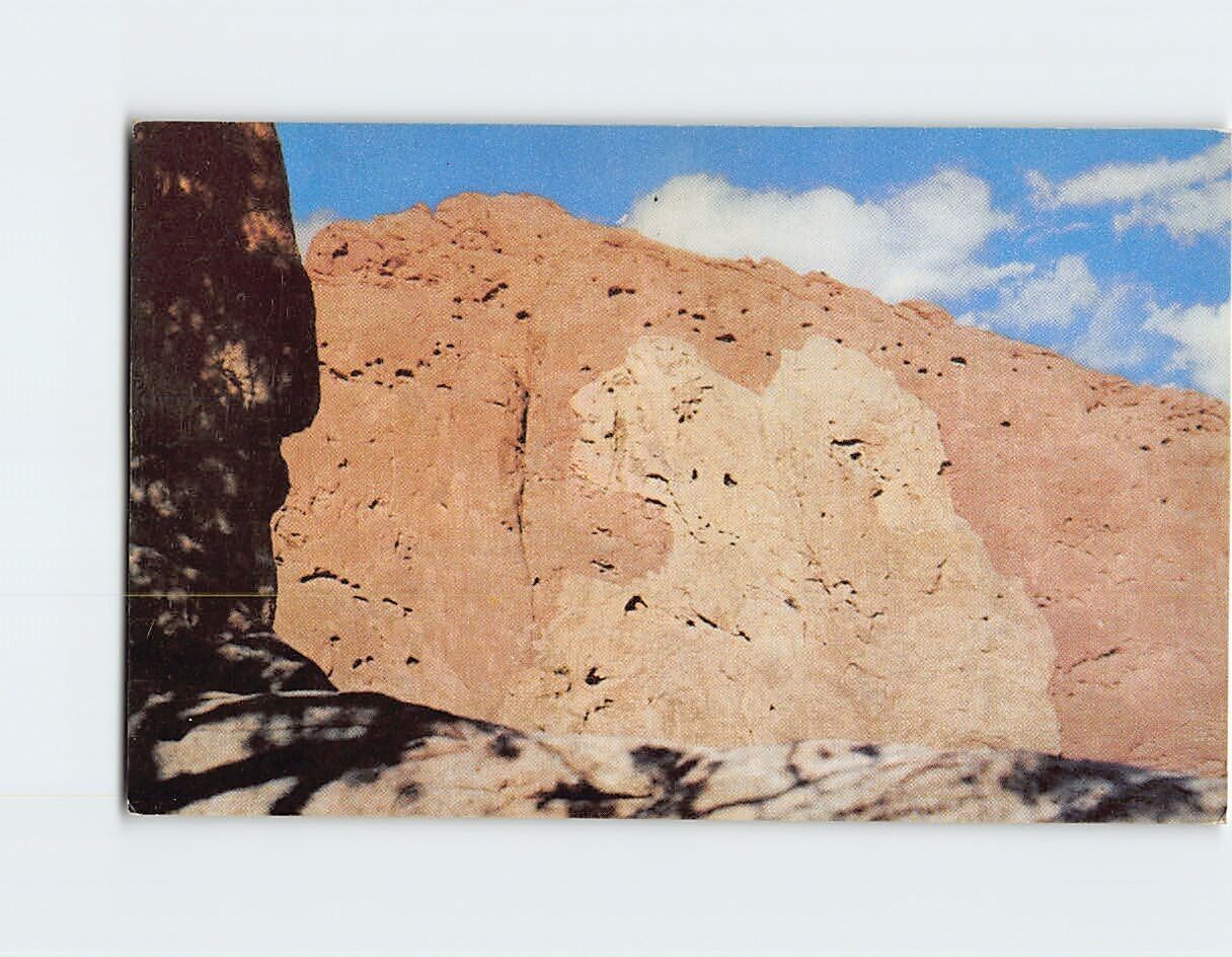 Postcard The Weeping Indian of the Garden of the Gods Colorado USA