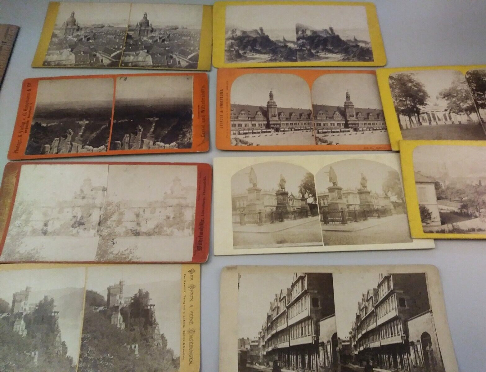 (10) Germany Stereoview Photographs