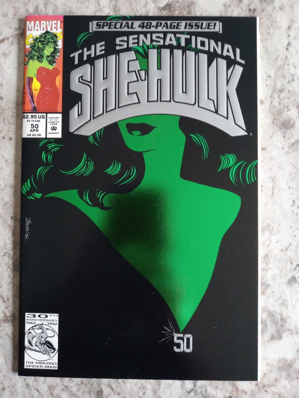 The Sensational She Hulk #50 Foil 1st Print VF/NM Marvel Comics