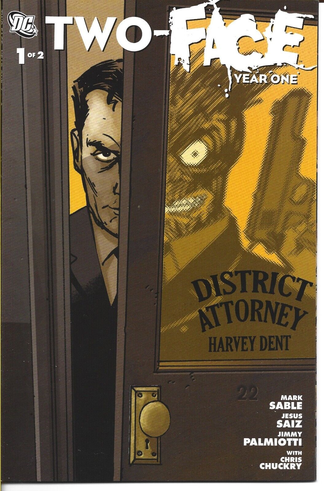 TWO-FACE YEAR ONE #1 DC COMICS 2008 BAGGED AND BOARDED