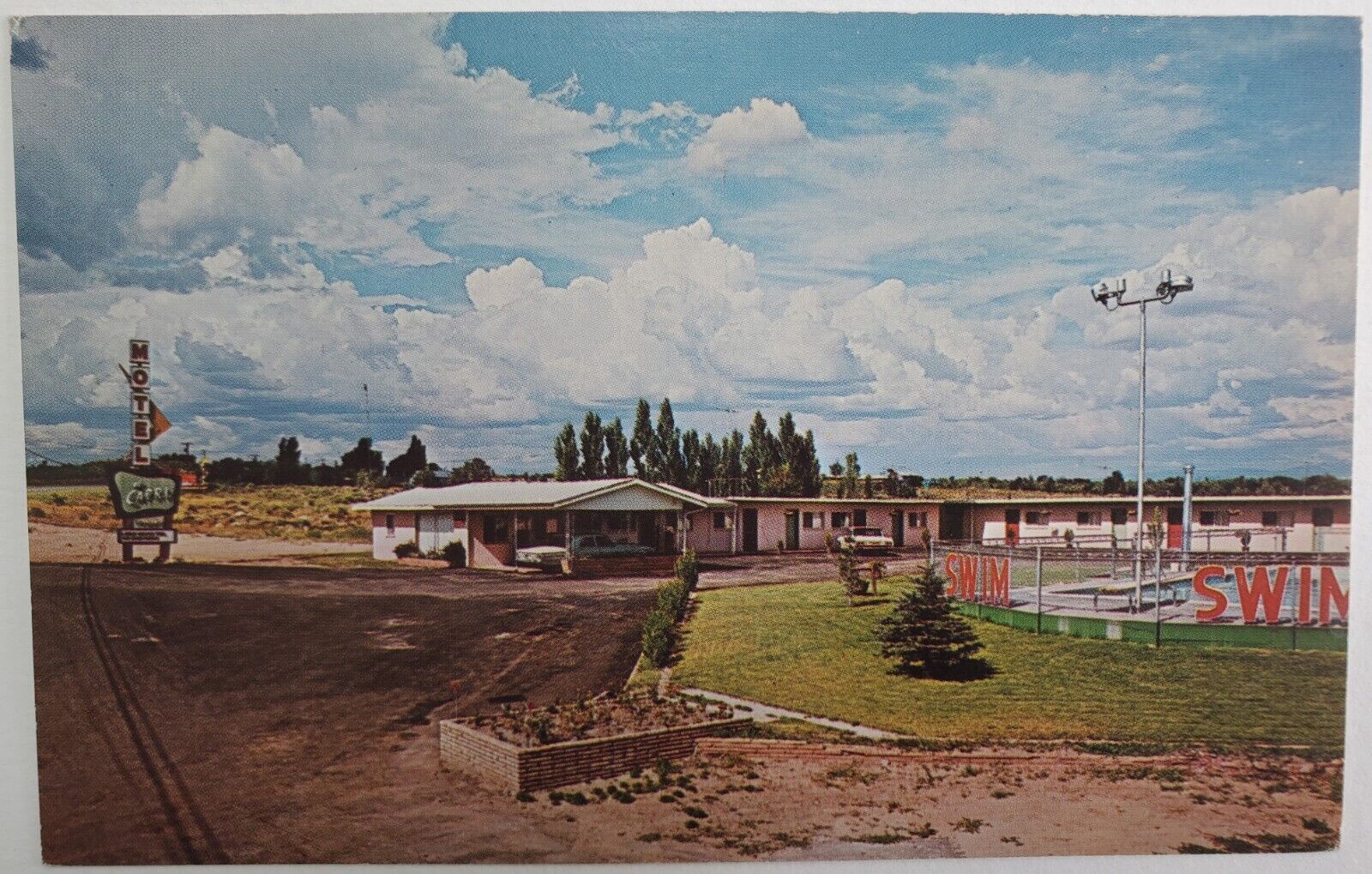 South Cortez, CO Colorado El Capri Motel US Hwy 666 Vintage Chrome Postcard W47